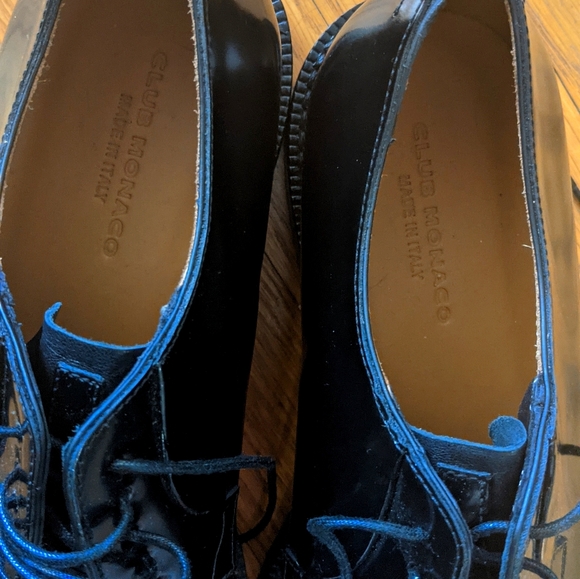 Club Monaco Patent Leather Derby Shoes main image 4